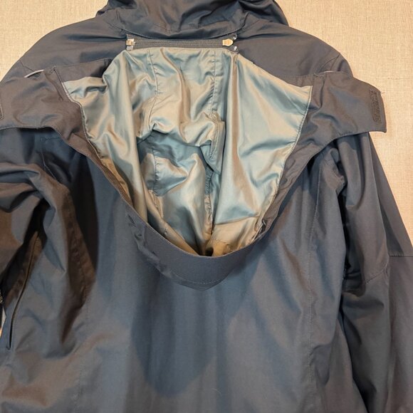 Eddie Bauer WeatherEdge Plus Waterproof Jacket PM Black Petite Medium Hiking - Picture 7 of 16